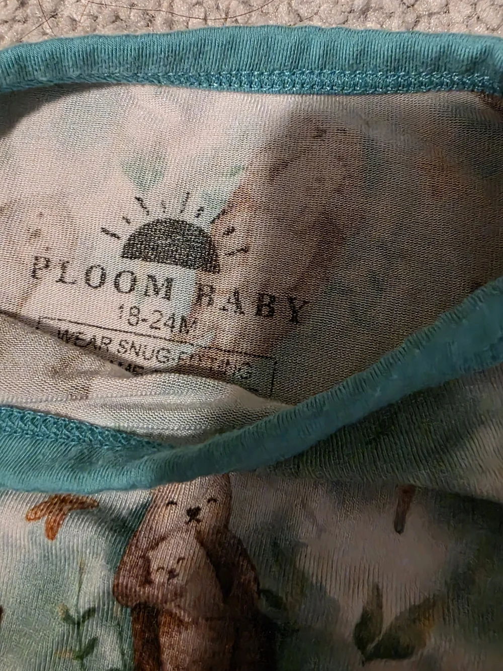 Ploom Baby Otter Pj 2 piece long sleeve Set